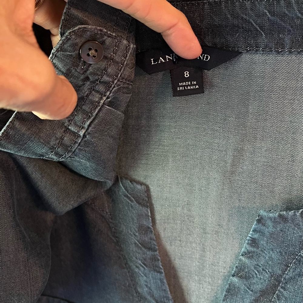 Ladies Land’s End Chambray Top